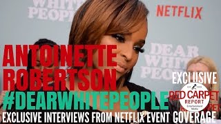 Antoinette Robertson interview at Netflix's Dear White People Vol 2 Screening #DearWhitePeople video