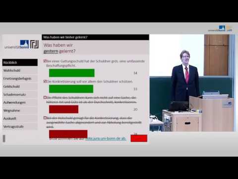 Wahlschuld und Ersetzungsbefugnis ☆ Schuldrecht Vorlesung 06