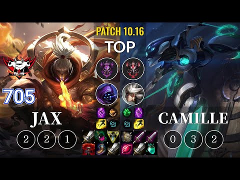 JDG 705 Jax vs Camille Top - KR Patch 10.16