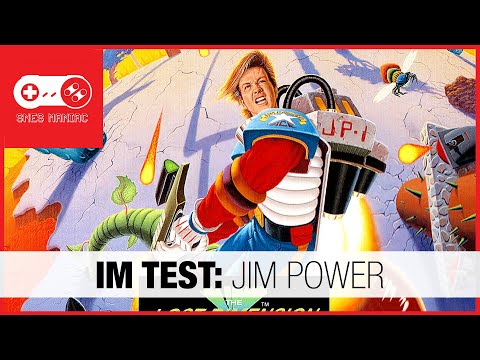 IM TEST: Jim Power - The Lost Dimension in 3D [Super Nintendo SNES Review - german/deutsch]