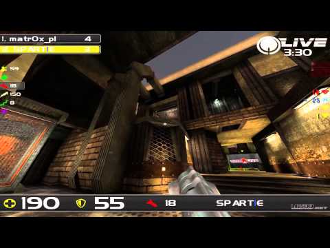 Spart1e vs matr0x - DreamHack Winter 2013 Group D Round 5 (Quake Live VOD)