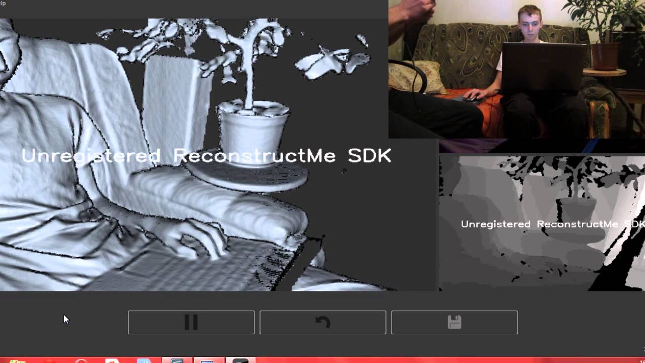 Real-time Kinect 3D scanning with ReconstructMe / tutorial for instructables
