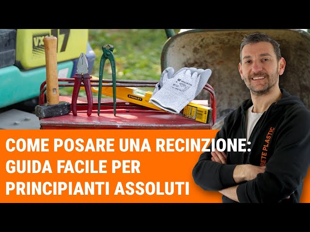 Come posare una recinzione: Guida FACILE per principianti assoluti