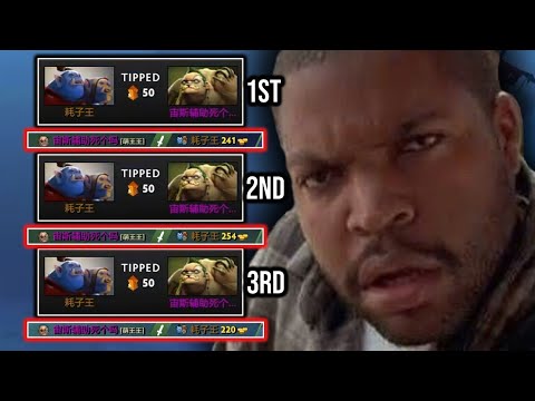 WTF FUNNY GAME!! TIP THIS PUDGE MORE BRO!! INSTANT KARMA DOTA 2 | GENIUS PUDGE