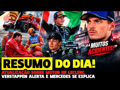 🚨ATUALIZAÇÃO SOBRE MOTOR DE LECLERC, MERCEDES BENEFICIOU ANTONELLI? VERSTAPPEN ALERTA | FÓRMULA 1