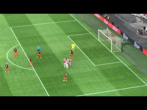 Kasper Dolberg scores after 35 seconds in Dutch Super Cup | Ajax v PSV 2019