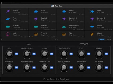 Logic Pro X 10.1 Drum Machine Designer