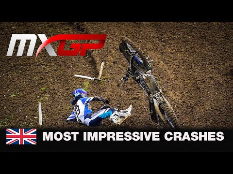 Most Impressive Crashes - MXGP of Great Britain 2020