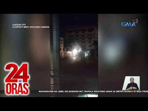 Kawad ng poste sa Old Samson Rd., pumutok at nagliyab; mga bahay, nawalan ng suplay… 24 Oras