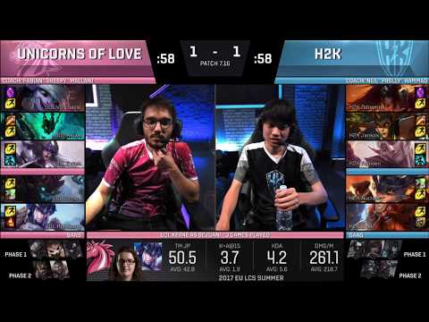 UOL vs H2K game 3 highlights | Regional Qualifier | EU LCS Summer Split | Unicorns of Love vs H2K