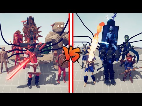 NEW EGYPT TEAM VS NEW SPOOKY TEAM | Totally Accurate Battle Simulator TABS