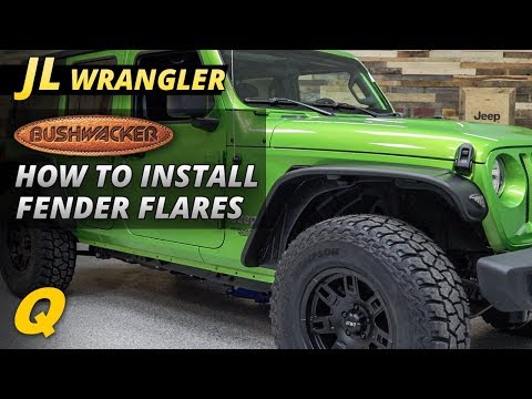 How To Install Bushwacker Flat Style Fender Flares for Jeep Wrangler JL