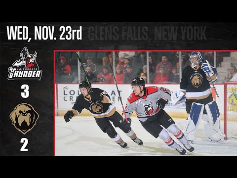 11/23/22   Adirondack Thunder 3 vs Newfoundland Growlers 2