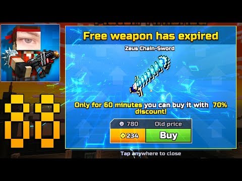 Pixel Gun 3D - Gameplay Walkthrough Part 88 - Zeus Chain Sword