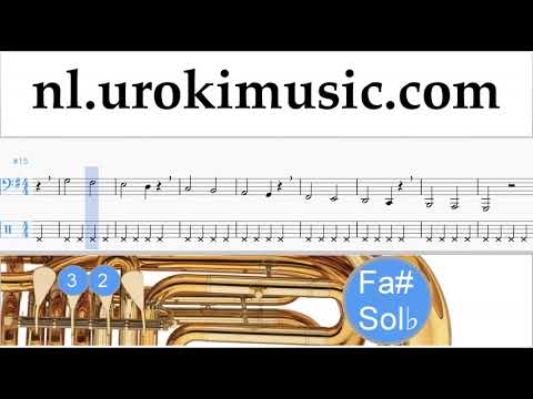 Tuba Leren Spelen Mariah Carey - All I Want For Christmas Is You Tablatura Deel#1 oefeningen um-i799