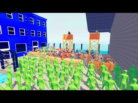 Zombie 100 Units vs Starwars + Squid Game Army Soldier - Totally Accurate Battle Simulator TABS