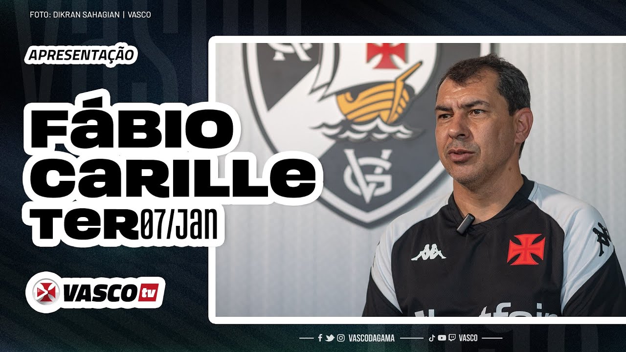 AO VIVO - APRESENTAÇÃO: FÁBIO CARILLE | VASCOTV