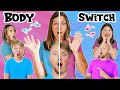 DOUBLE Body SWITCH Up Mystery CURSE Prank! KJAR Crew Parents vs Kids Body Swap!