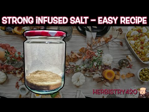 Cannabis Infused Salt Recipe: 3-Step Tincture Method