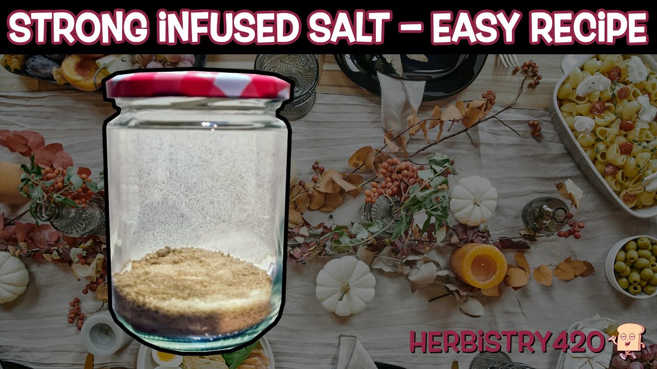 Cannabis Infused Salt Recipe: 3-Step Tincture Method