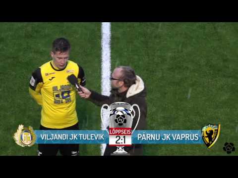 8. voor 2017: Viljandi JK Tulevik - Pärnu JK Vaprus  2:1 (1:0), Langi intervjuu