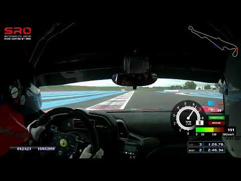 ONBOARD F458 Challenge Paul Ricard  - Antoine Leclerc