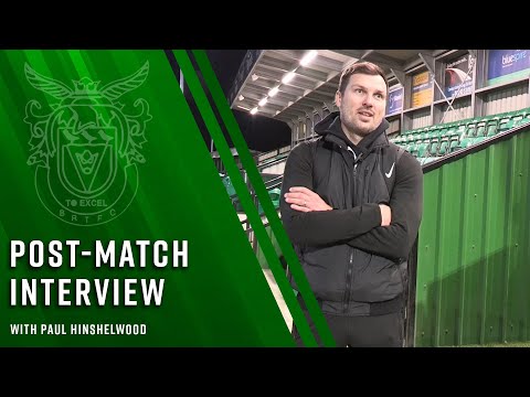 Bognor Regis Town 1-0 South Park | Paul Hinshelwood Post-match Interview