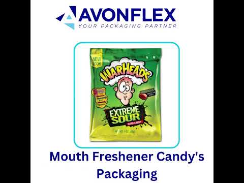 Printed Laminated Mouth Freshener Packaging Pouch