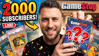 We're at 2000 Subscribers LIVE! Pokémon Power Packs