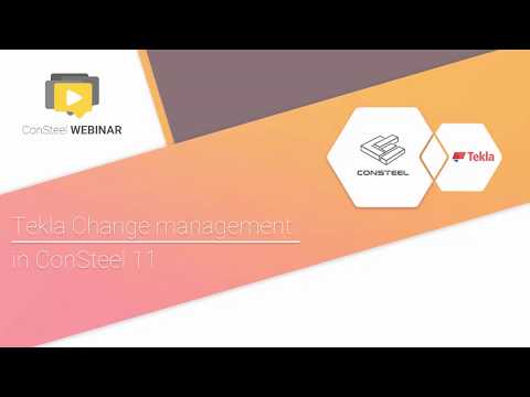 ConSteel 11 - Tekla-ConSteel Change management