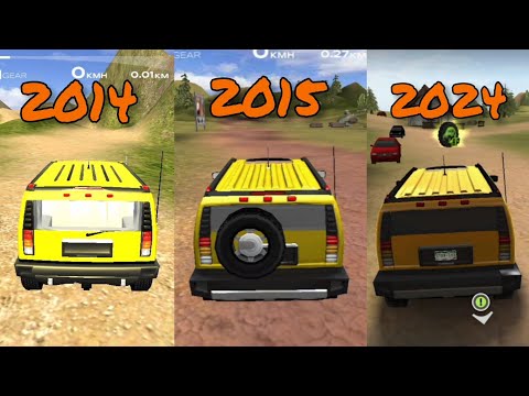 Extreme SUV Driving Simulator Evolution Versions 2014 - 2024 Features