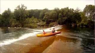 preview picture of video 'canoe gorges herault montana.wmv'