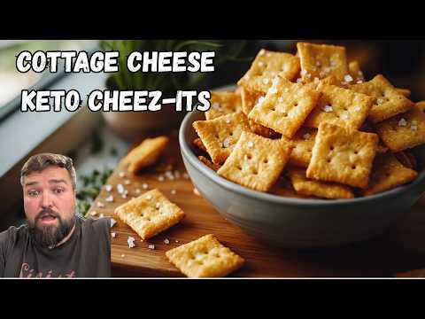 Cottage Cheese Cheez-It Recipe | Keto Cheese Its | Copycat Recipe | Snack Crackers