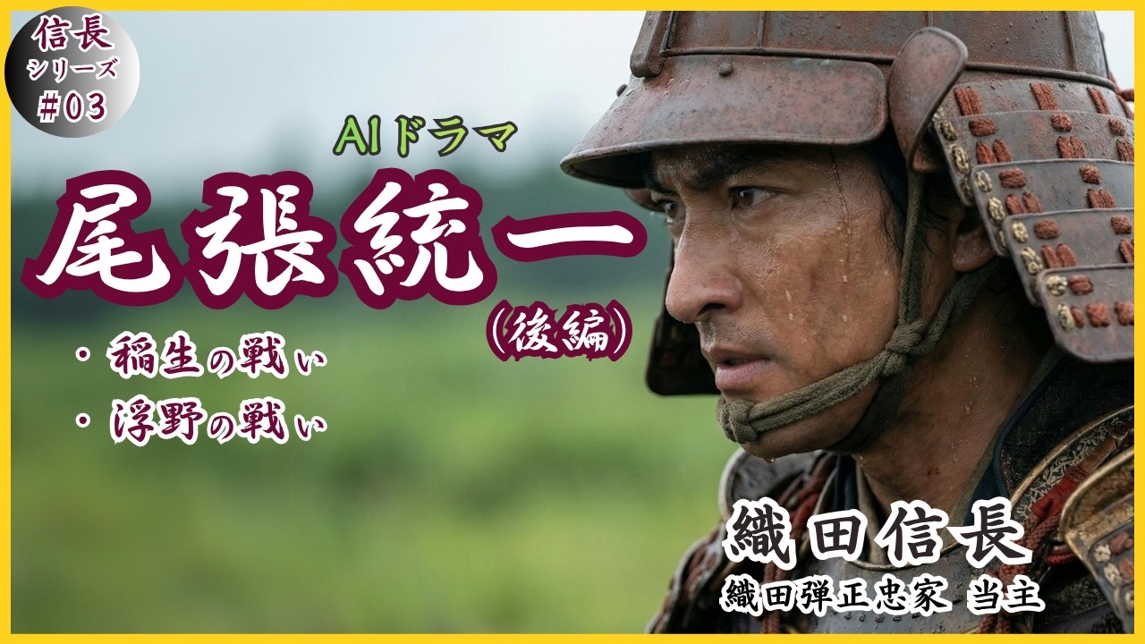 「兄弟、決す」弟・信勝の最期と織田伊勢守家の攻略 ～ 尾張統一（後編）～【AIドラマ】