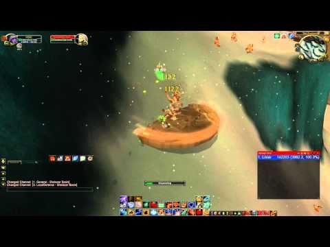 [HD] LvL 80 Elemental shaman Earthquake Test on PTR Realm Patch 4.0.0 ( Insane AoE!)
