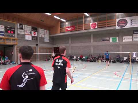 Marijn put - Sander Dedecker Int tournament Waregem march 2017