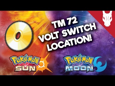 Where to Find TM 72 Volt Switch in Pokemon Sun and Moon