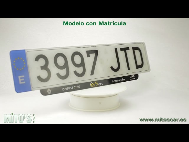Vídeo relacionado con Visual Stocks Rayo Vallecano - Matricula Metacrilato Personalizada Equipo de Futbol - Matricula con Nombre - 38cm x 8cm - Placa Impresion Directa - Nombres Decorativos Personalizados