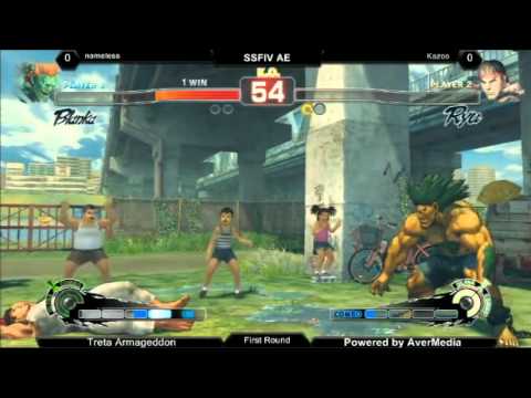 SSF4 Arcade Edition 2012 Pools Pt 1 Treta Armageddon @ Brazil