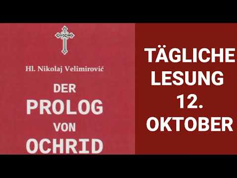 Der Prolog von Ohrid vom 12. (25.) Oktober