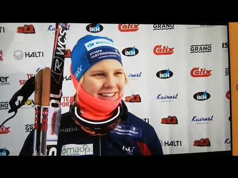 21.1.2018 Vöyri Suomen cup 20km Highligts, Leena Nurmi, Lempäälän Kisa