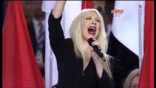 Christina Aguilera Screws Up the U.S National Anthem At Superbowl XLV !!!! HD High Quality !!!!