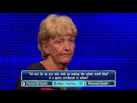 Lyn Gets Her Ghandi Question Wrong - The Chase