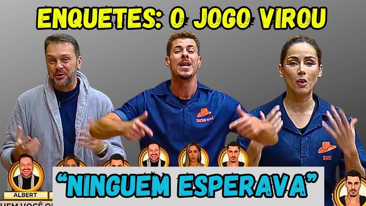 💥LIVE: ENQUETE MOSTRA GRANDE VIRADA DE JOGO E CHOCA PUBLICO DANDO ADEUS A PEÃO