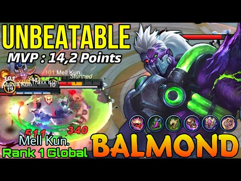 MVP 14+ Point! Balmond Unbeatable Build - Top 1 Global Balmond by Mell Kun. - Mobile Legends