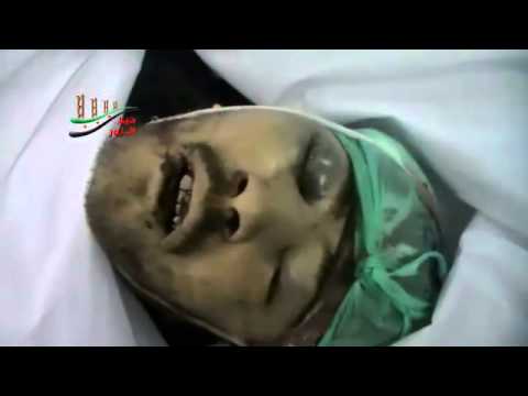 جثمان أمجد ماهر العرفي أحد عناصر  كتيبة عباد الله لواء القصاص في دير الزور