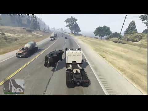 GTA 5 Phantom Wedge Truck Crashes -#17  Impact Compilation - Destruction | CarCrash