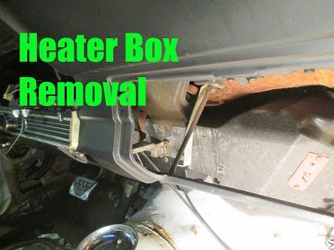 Heater Box Removal - 006