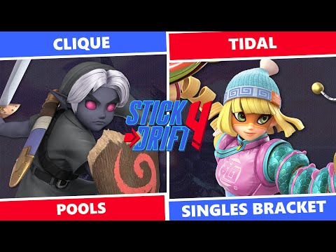 Stick Drift 4: Pools - Clique (Young Link) Vs Tidal (Min Min) SSBU Singles