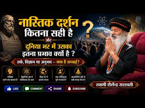 नास्तिक दर्शन कितना सही है? दुनिया भर में उसका इतना प्रभाव क्यों  है?